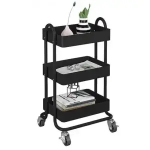 עגלת שירות נוחה ניידת 3 קומות