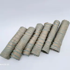 סט מפיות גלים בז' עם פסים טורקיז