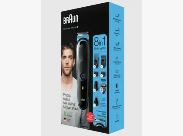 ⁦מכונת תספורת בראון BRAUN MGK5265 כחול⁩ – תמונה ⁦3⁩
