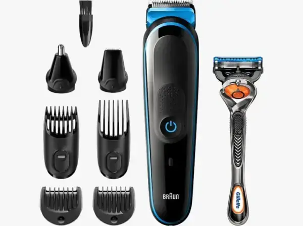 מכונת תספורת בראון BRAUN MGK5265 כחול