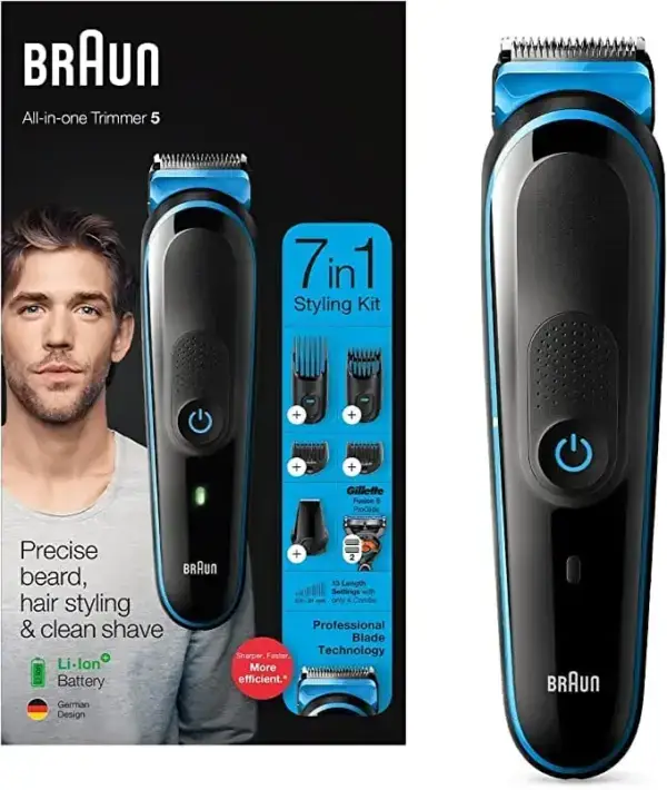 ⁦מכונת תספורת נטענת בראון BRAUN MGK5245⁩ – תמונה ⁦3⁩