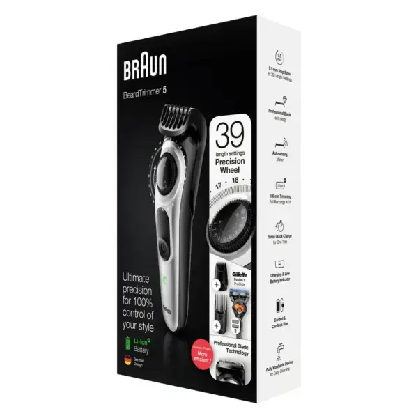⁦מכונת תספורת בראון BRAUN BT5265⁩ – תמונה ⁦2⁩