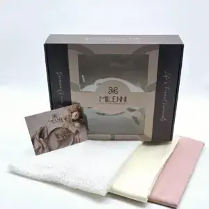 מפת שולחן יוקרתית תחרה עם בסיסים להחלפה